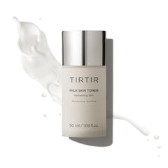 TIRTIR Tonique laitier, flacon élégant offrant une hydratation profonde pour la peau.