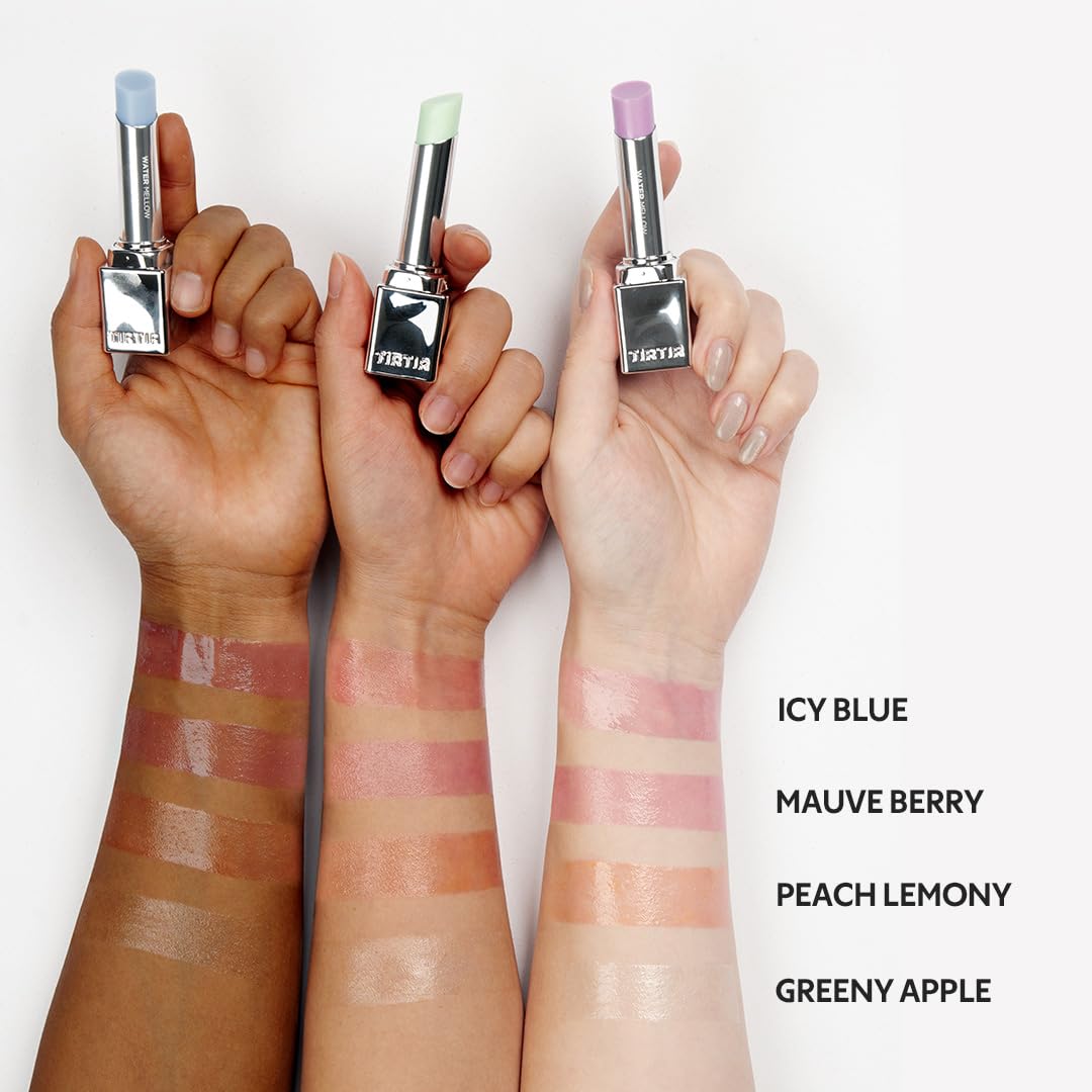 TIRTIR Water Mellow Lip Balm formula highlights avocado oil as a key nourishing ingredient.