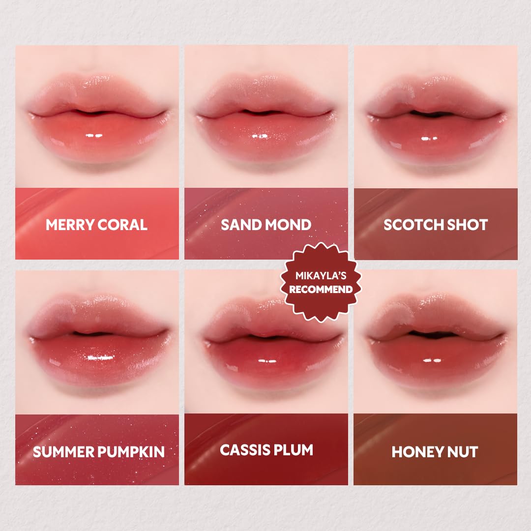 Teint polyvalent pour bouche et joues avec TIRTIR Waterism Cassis-Prune.