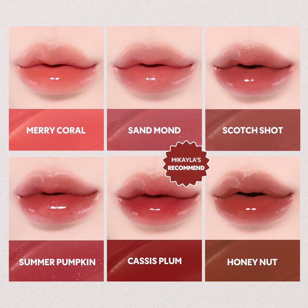 Teint polyvalent pour bouche et joues avec TIRTIR Waterism Cassis-Prune.