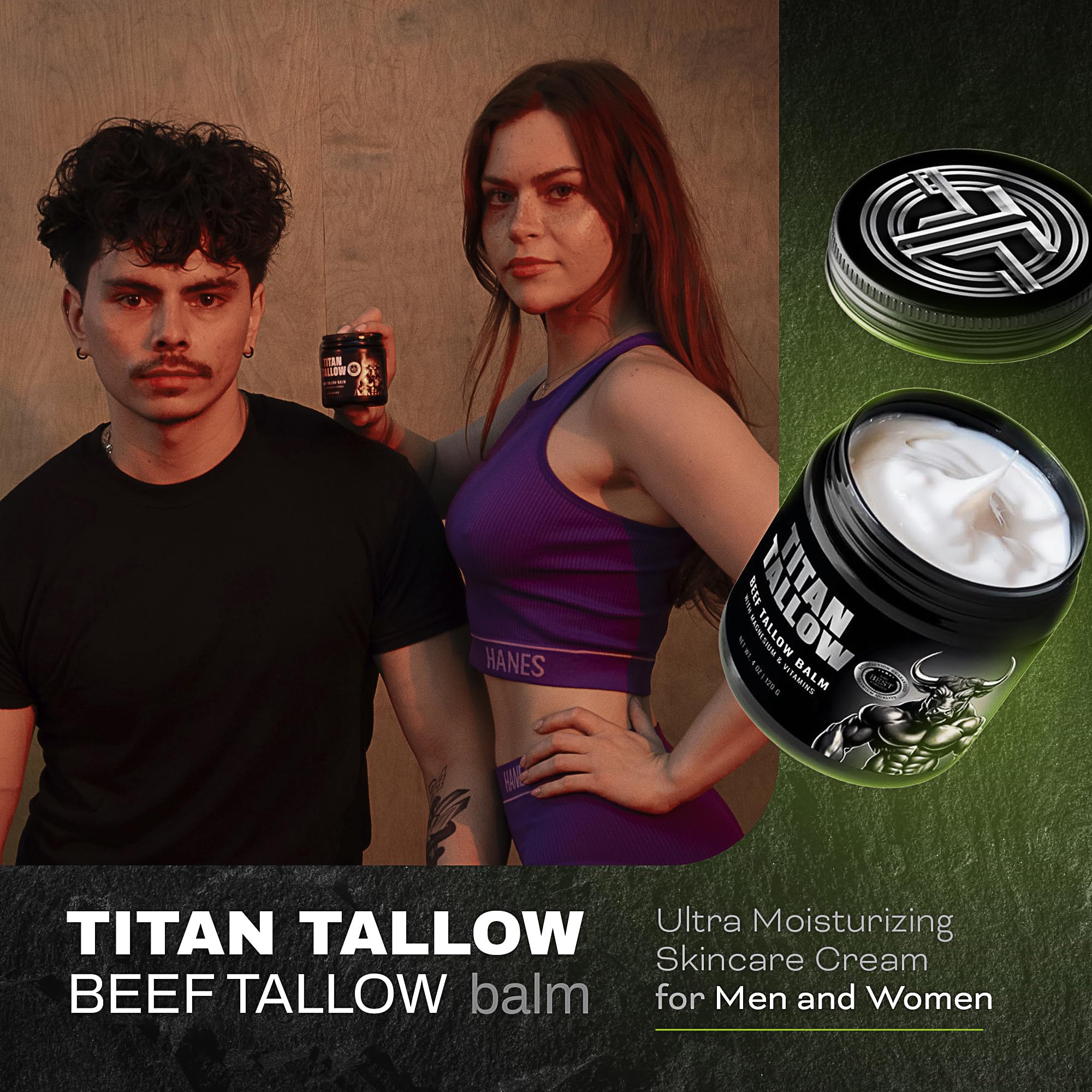 Titan Tallow formule à absorption rapide, usage nocturne