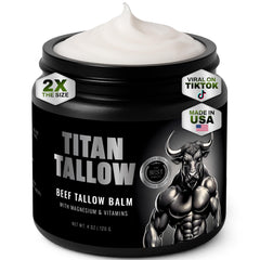 Titan Tallow baume graisse de boeuf en bouteille, hydratation durable pour la peau