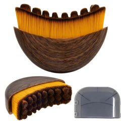 Brosse TIUSUTA contour lymphatique visage, favorise circulation et fraîcheur.
