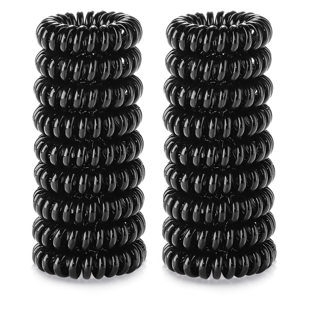 Set d'attaches spirales TIZZYT pour cheveux noirs, sans dommages et sans casse