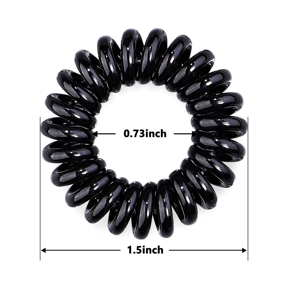 Accessoires spirales noirs TIZZYT, design moderne