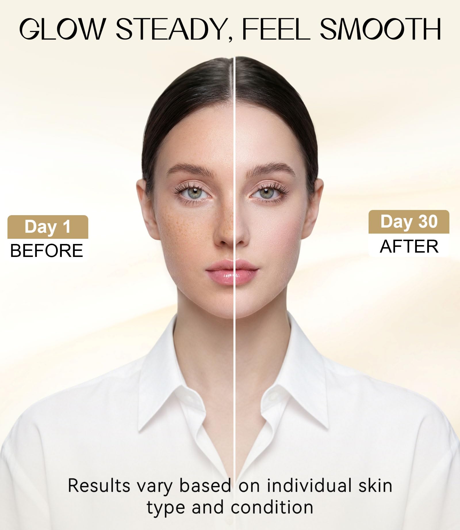 Application sur le visage avec le correcteur TJE pour routine ciblée.