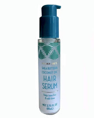 Sérum TJ's - bouteille montrant l'hydratation et la douceur des cheveux.