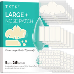 TKTK Hydrocolloid Nose Patches contour-fit for nose pores and redness reduction