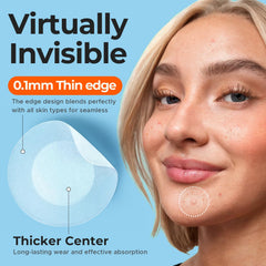 Patch TKTK invisibles, 12 mm, couverture plus large pour imperfections plus visibles.