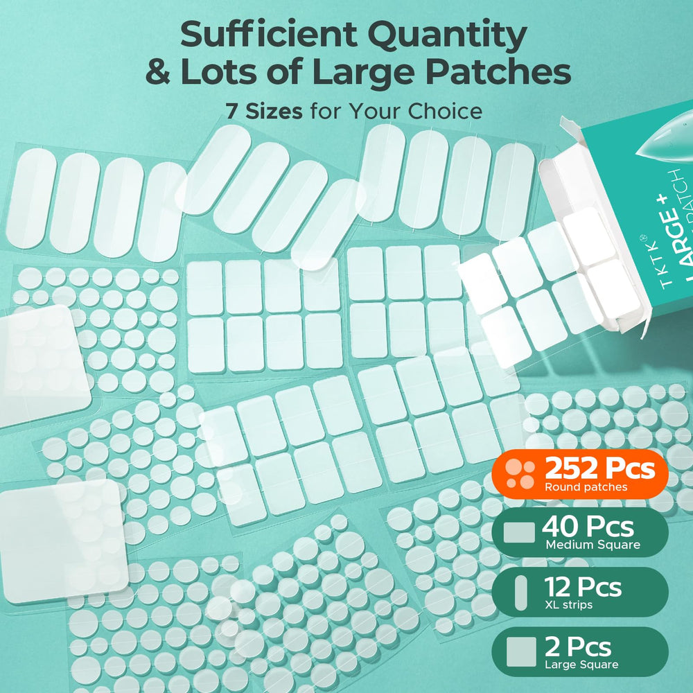 Patch TKTK grand dos, couverture efficace pour les zones difficiles.