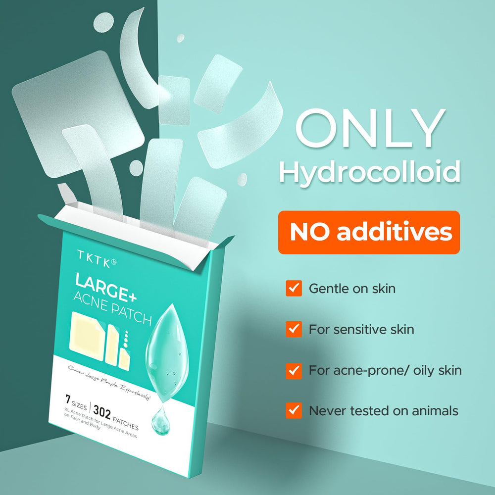 Patch hydrocolloide TKTK pour le corps, usage nocturne confortable.