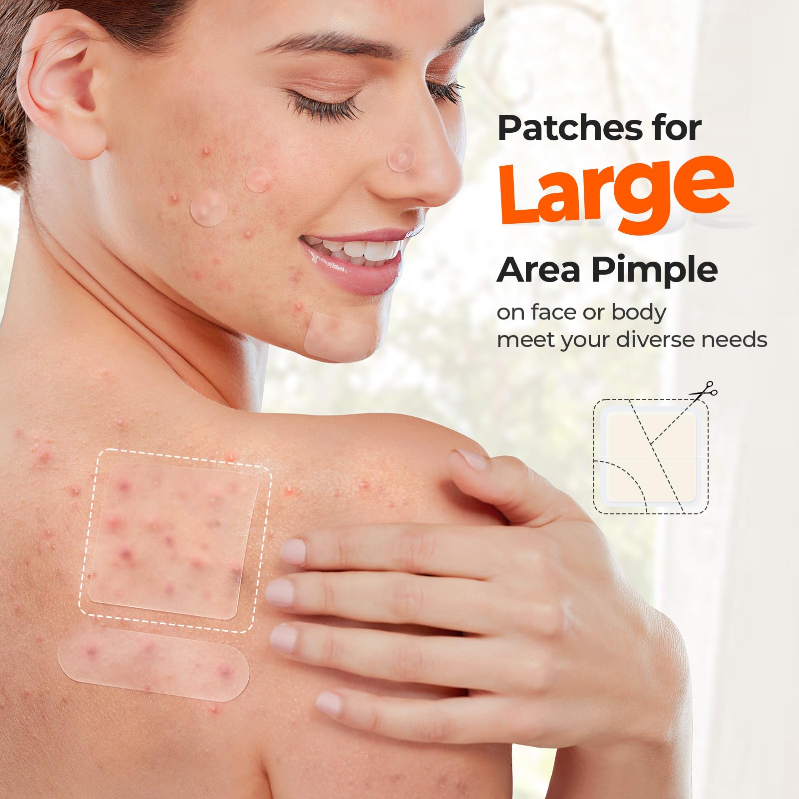 Patch hydrocolloïde TKTK point 8 mm pour petites imperfections
