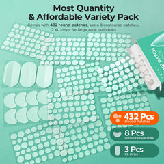Patch TKTK 8 mm: adhérence précise pour petits boutons.