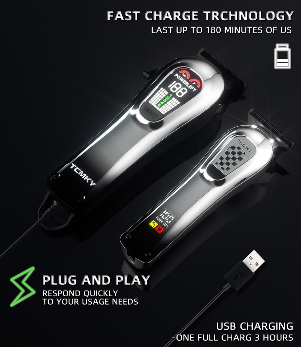 TCMKY écran LED affiche le niveau de batterie pour planifier votre séance