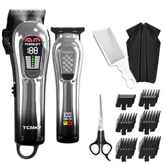 TCMKY tondeuse-cheveux professionnelle – ensemble pour coupes à domicile précises