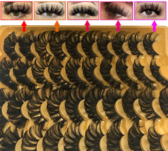Cils vison synthétique 25 mm TMIELYBS bande fine 0,8 mm facilite l’application.