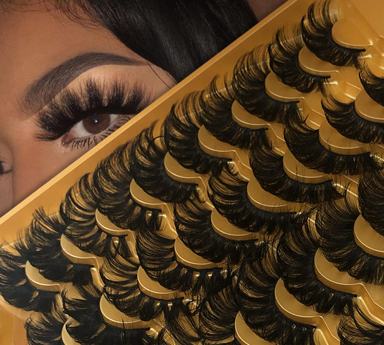 Cils vison synthétique 25 mm TMIELYBS idéal pour usage quotidien.