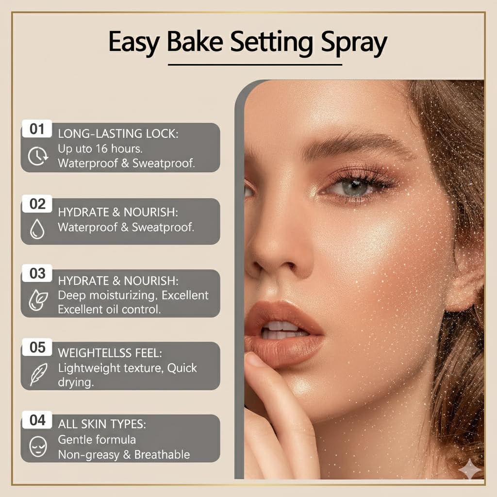 TMIYO Easy Bake Fixateur - format pratique 100 ml pour voyager