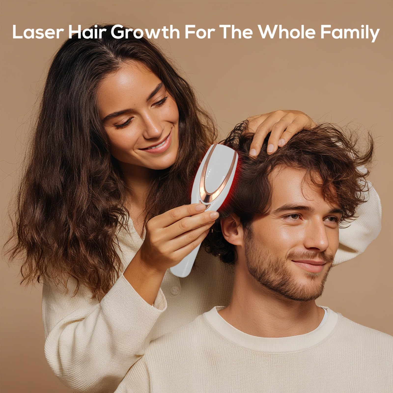 TMOSSO peigne laser contact cuir chevelu pendant l'application