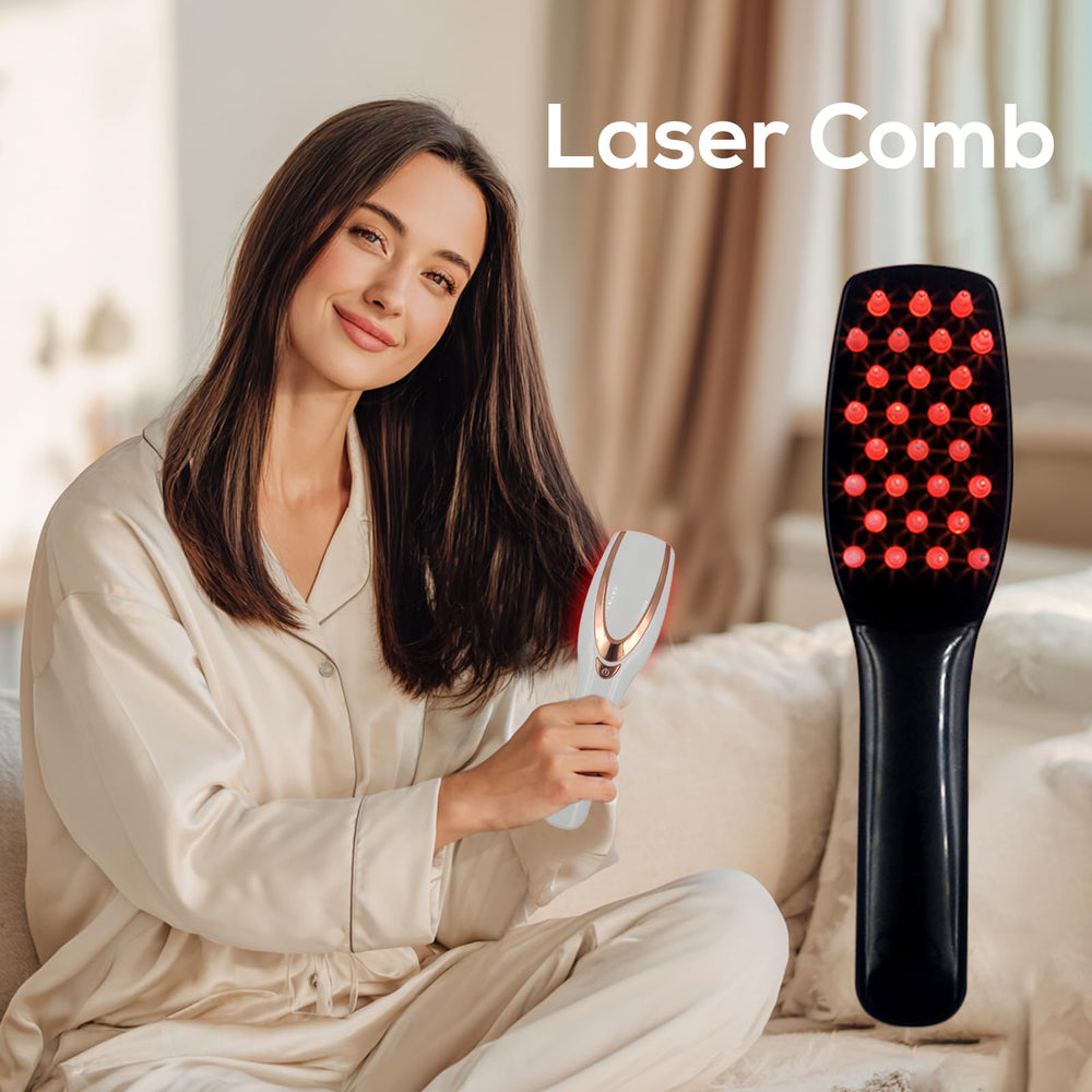 TMOSSO peigne laser diode rouge, lumière ciblée pour le cuir chevelu