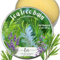 TN NATURALS baume huile arbre à thé – bouteille prête pour un soin quotidien