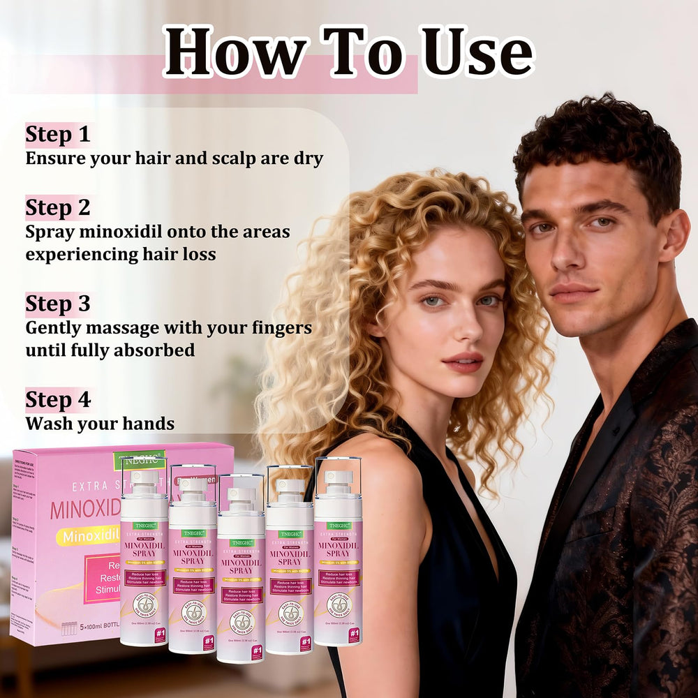 Emballage robuste de TNEGHC Minoxidil 5 pourcent pour usage pratique