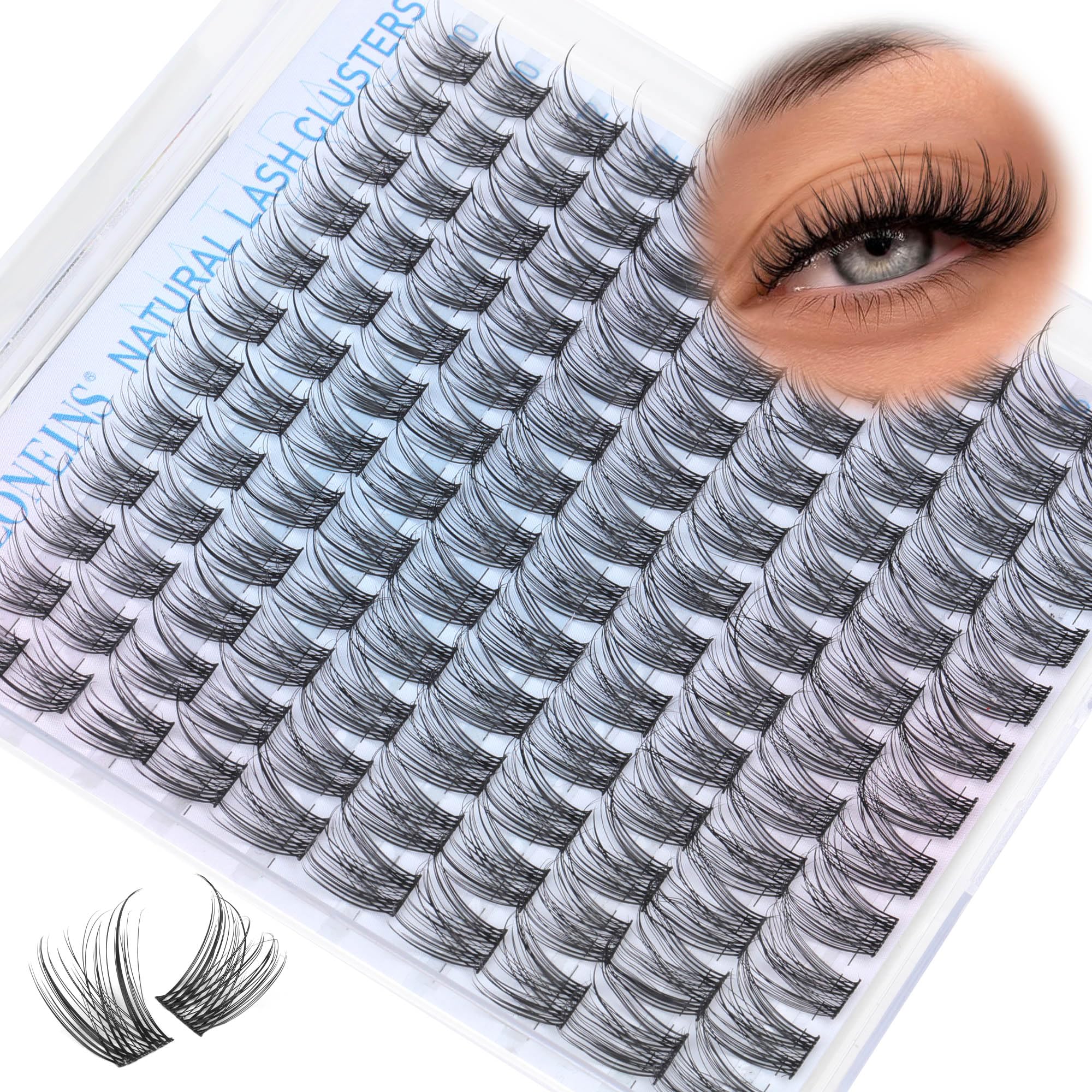TNFVLONEINS amas-de-cils-wispy 10-16mm pour un regard naturel et lumineux.