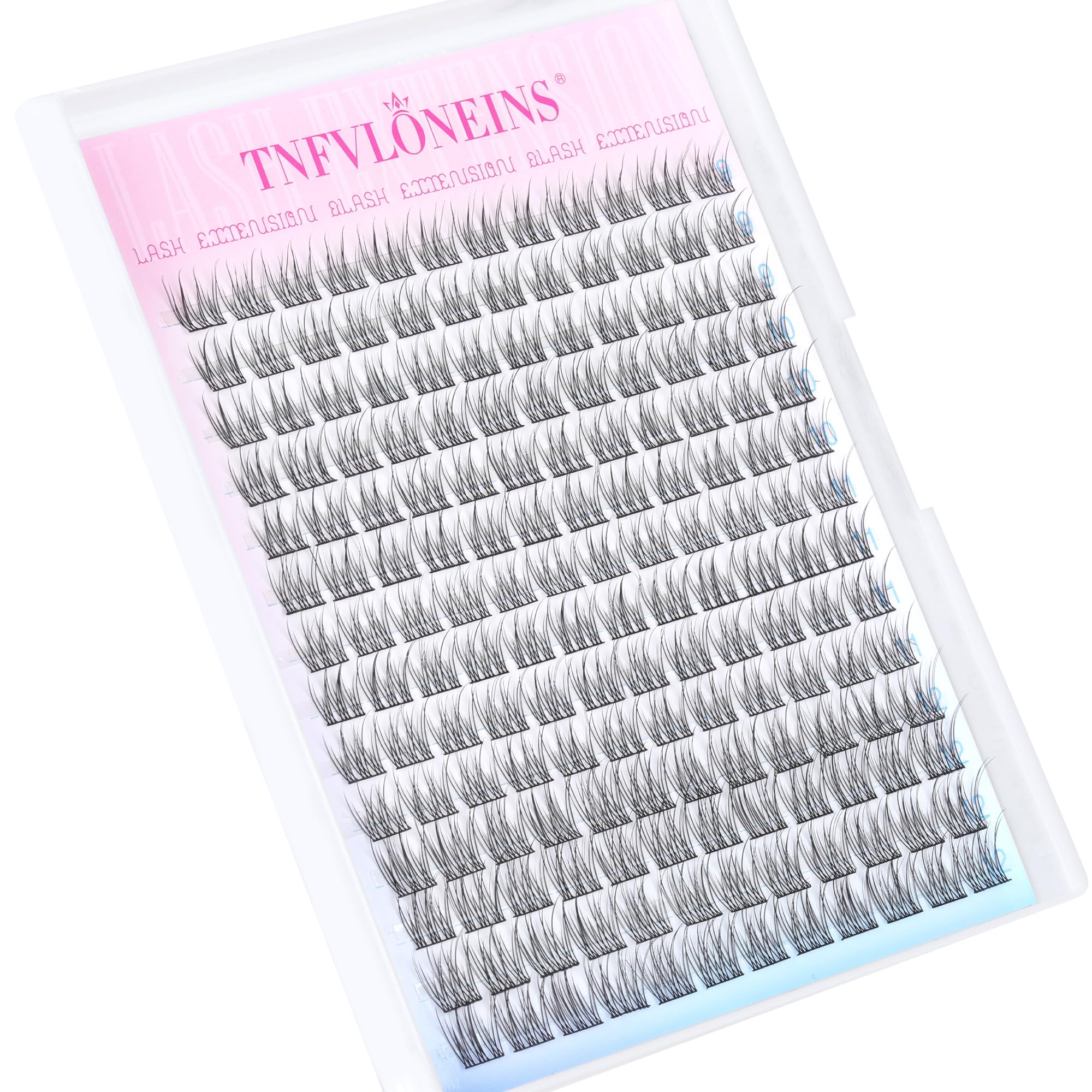 TNFVLONEINS cils fabriqués à la main pour une texture naturelle.