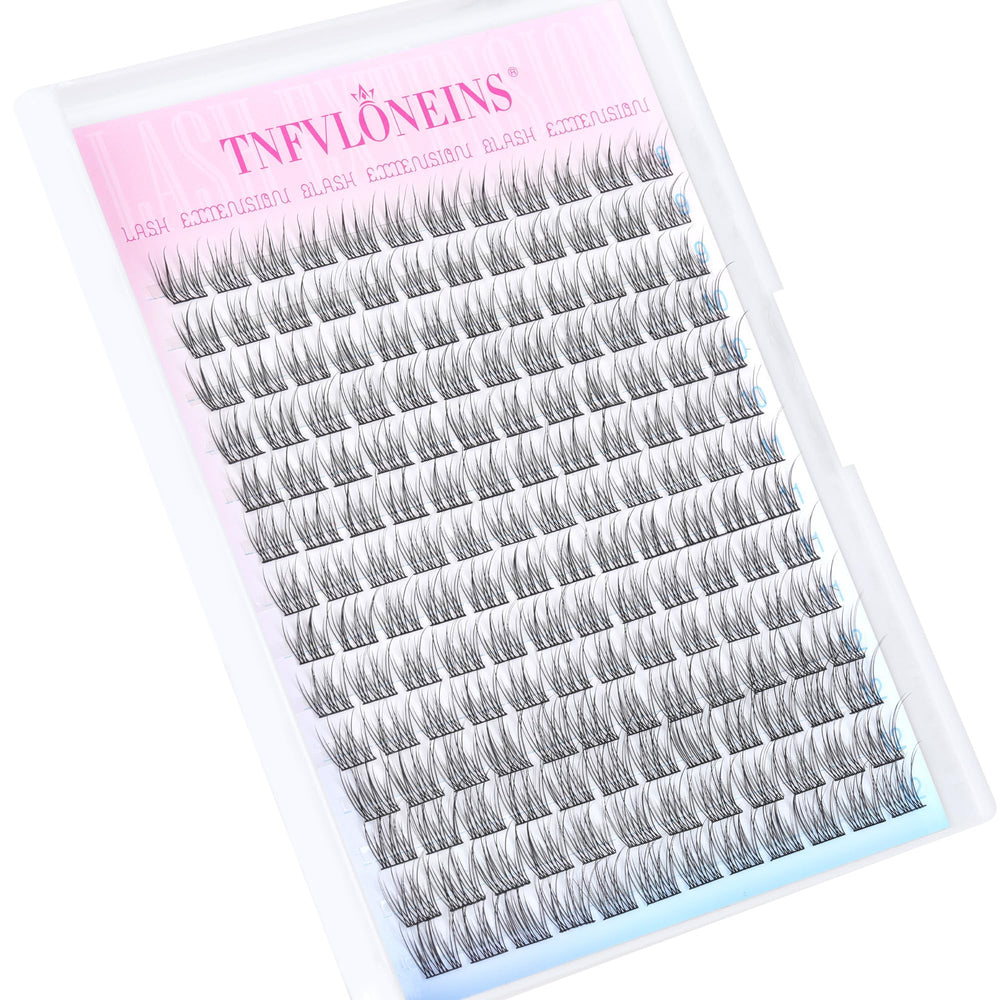 TNFVLONEINS cils fabriqués à la main pour une texture naturelle.
