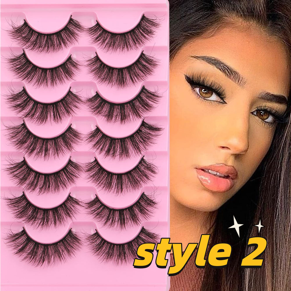 Cils mink oeil-de-chat TNFVLONEINS, trois reglages pour varier le regard.