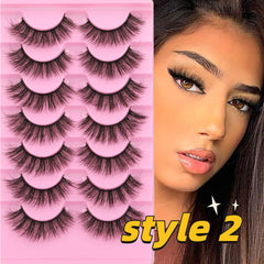 Cils mink oeil-de-chat TNFVLONEINS, trois reglages pour varier le regard.