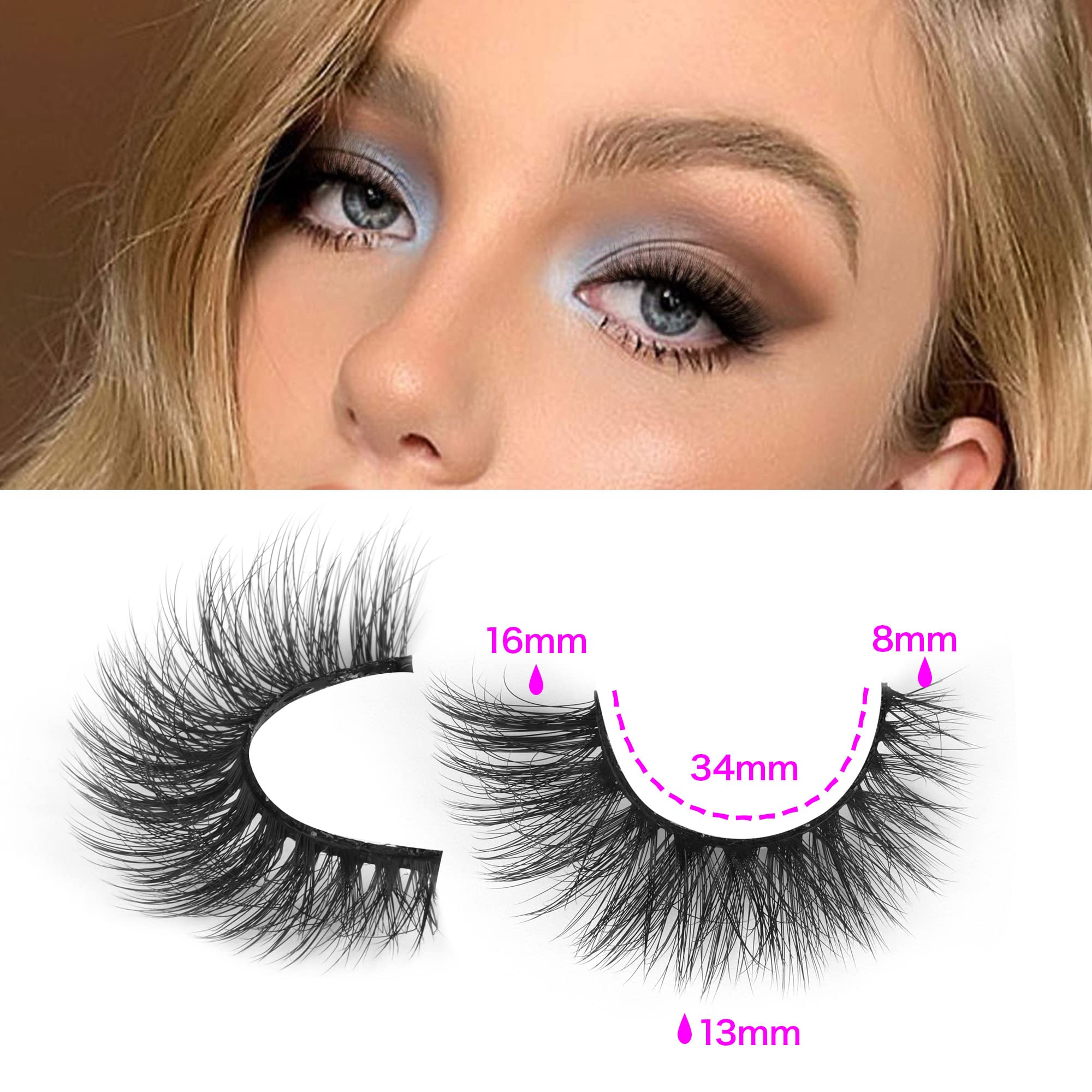 TNFVLONEINS cils naturel-blend, look harmonieux pour le quotidien.