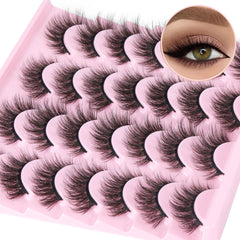 TNFVLONEINS cils mink naturels 14mm pour un regard discret et élégant.