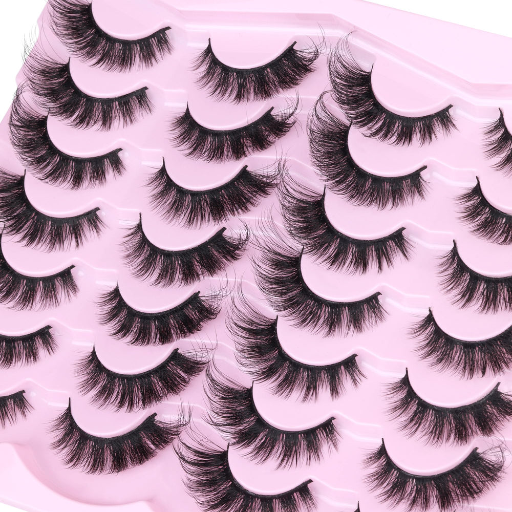 TNFVLONEINS cils vison effet 6D filaments fins volume léger