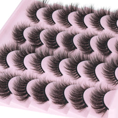 TNFVLONEINS cils wispy mink, œil-de-chat 16mm, volume léger et naturel.