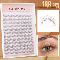 TNFVLONEINS clusters cils effilés confort, idéal pour un regard naturel.