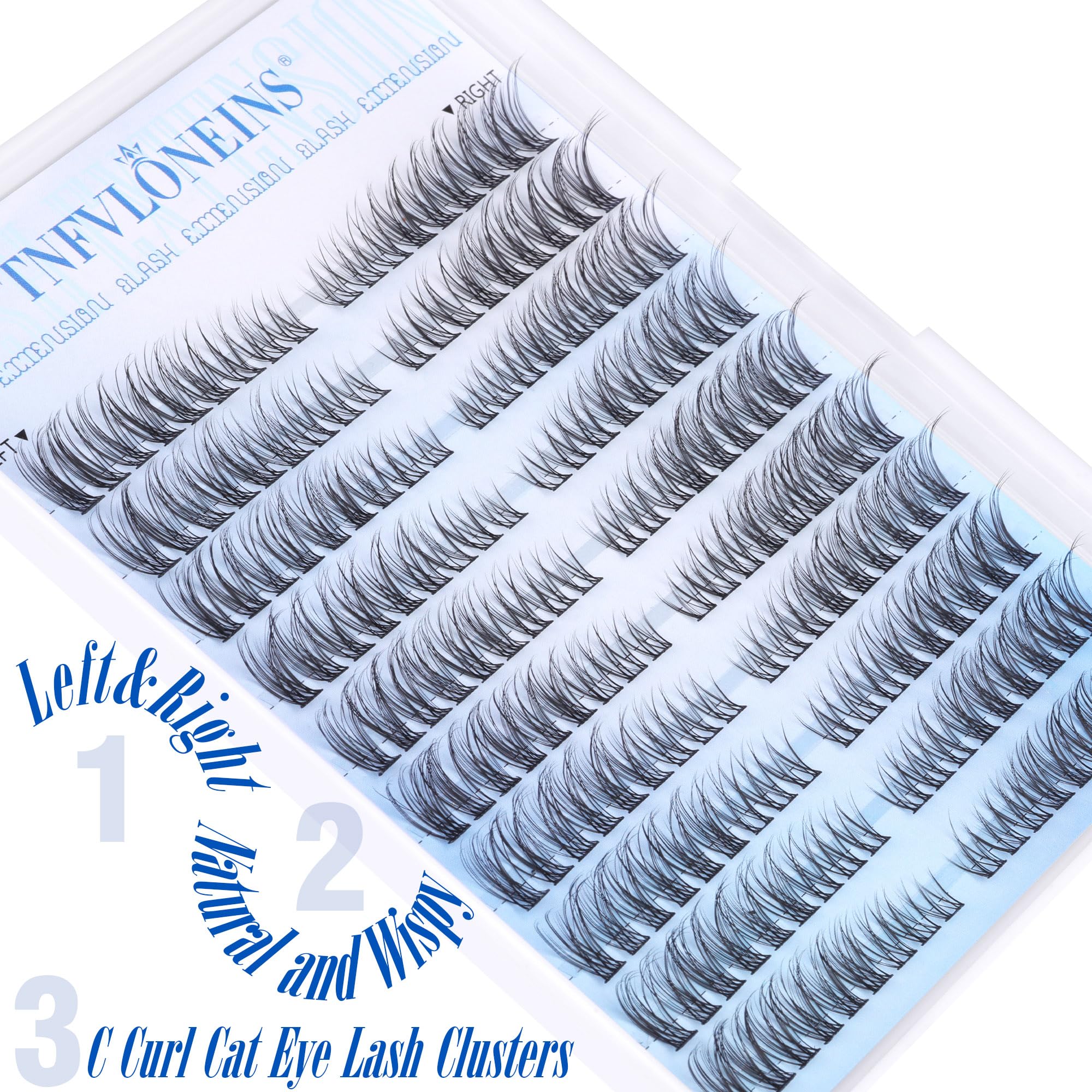 TNFVLONEINS clusters longueur 9-12 mm look sur mesure et précision