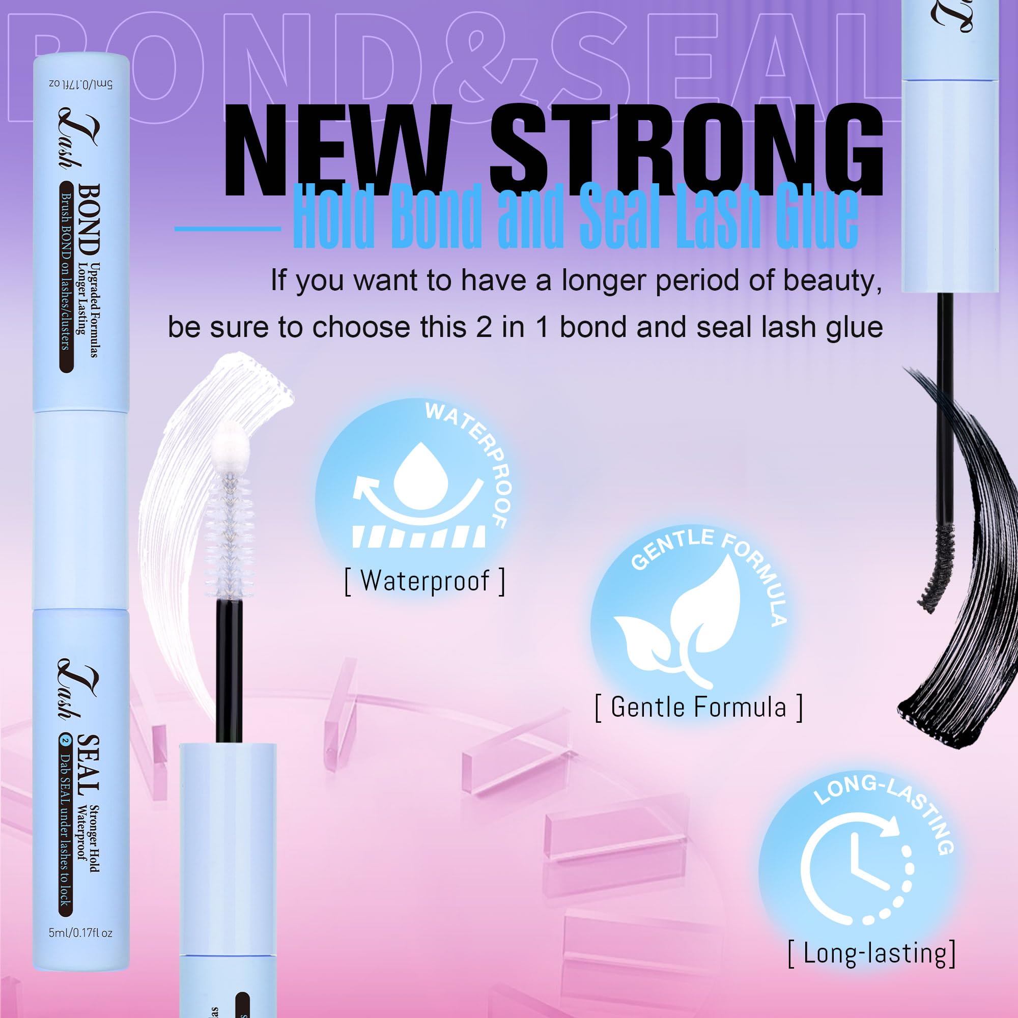 TNFVLONEINS coffret rangement pratique pour proteger et reutiliser les cils.