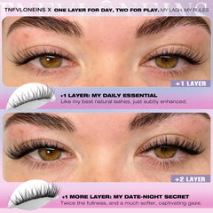 TNFVLONEINS colle liaison et sceau pour fixation fiable des cils