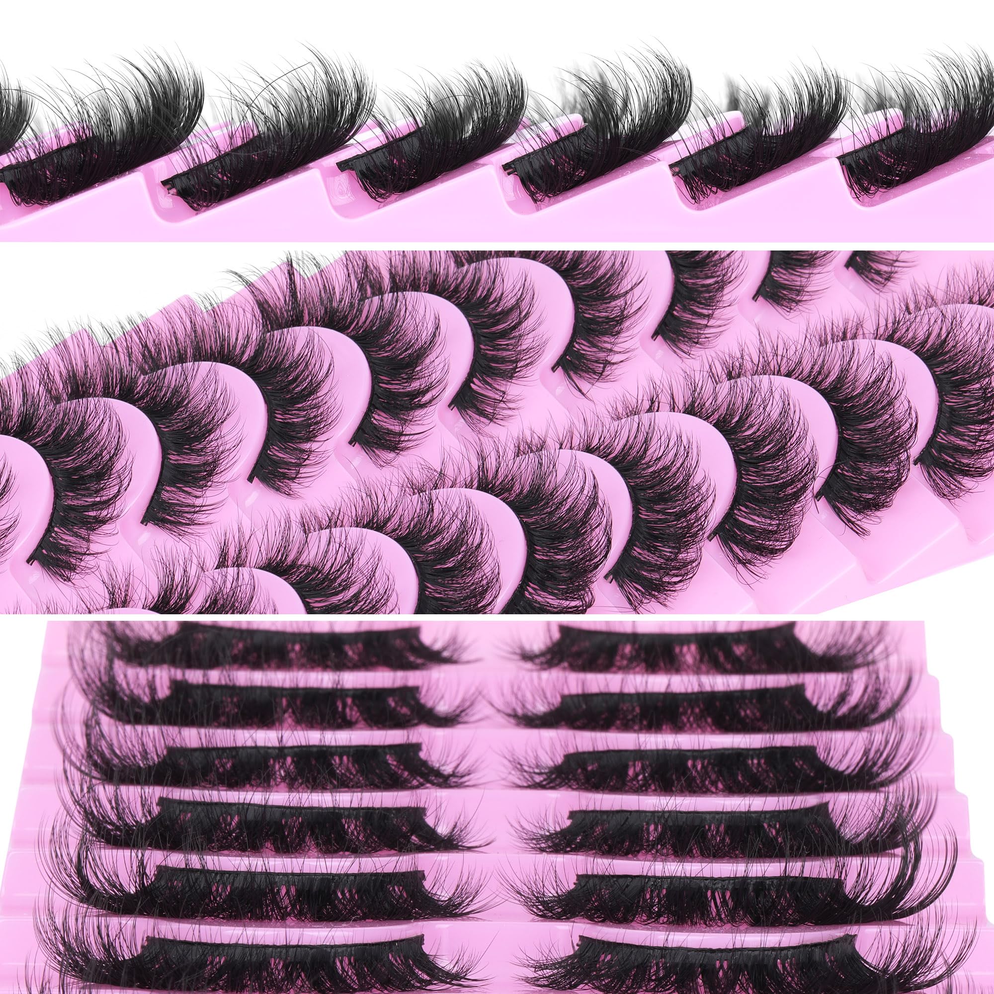 TNFVLONEINS cils effet cat-eye agrandissant le regard naturellement