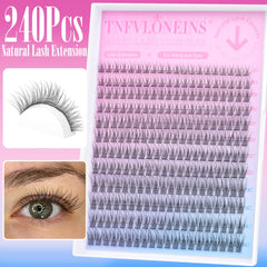 TNFVLONEINS ensemble cils 280 pieces pour un look dense et facile.