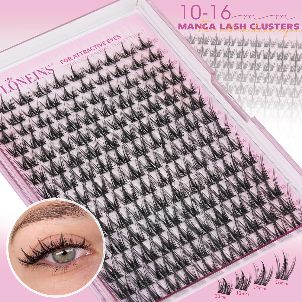 TNFVLONEINS extensions cils longues 10-16mm pour personnalisation du regard