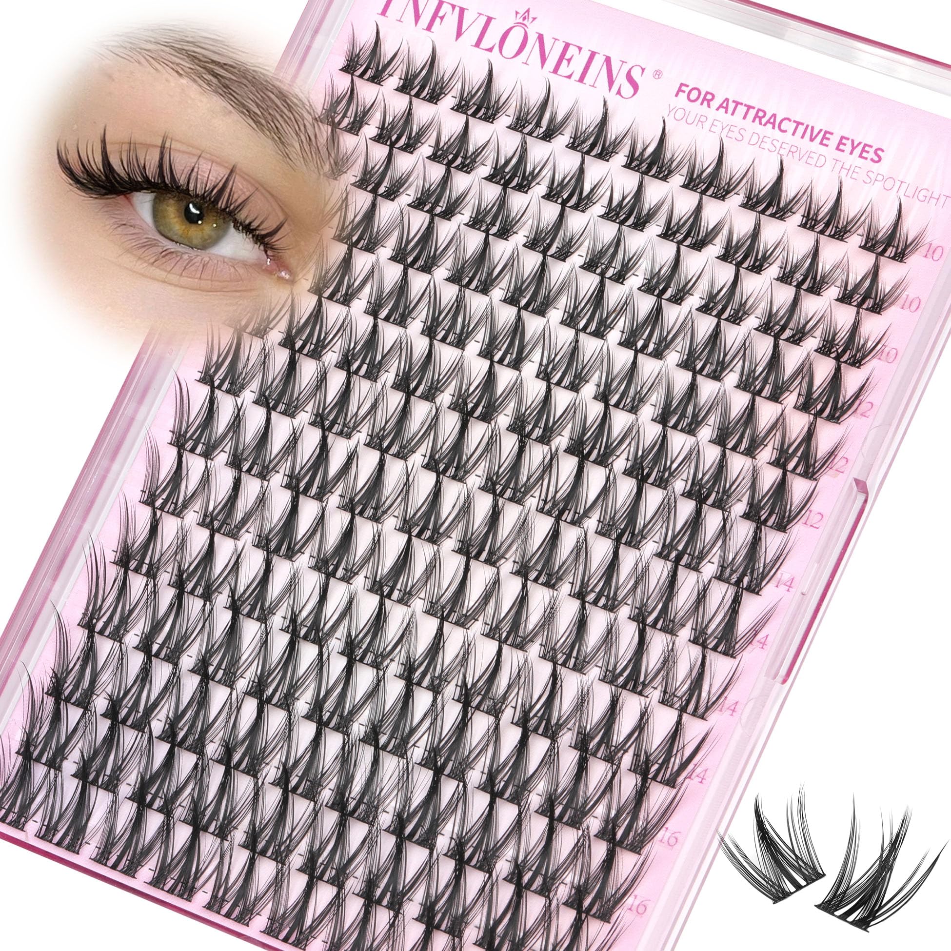 TNFVLONEINS extensions cils manga offrir un look naturel et léger au quotidien