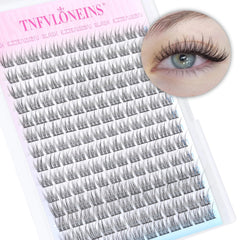 TNFVLONEINS cils en grappes naturels pour un regard discret et lumineux.