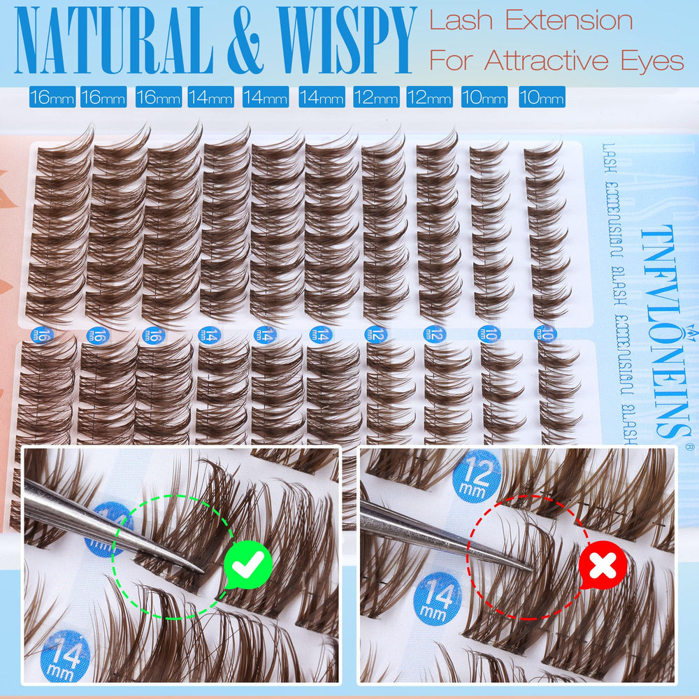 Longueurs 10–16 mm pour varier le style des cils