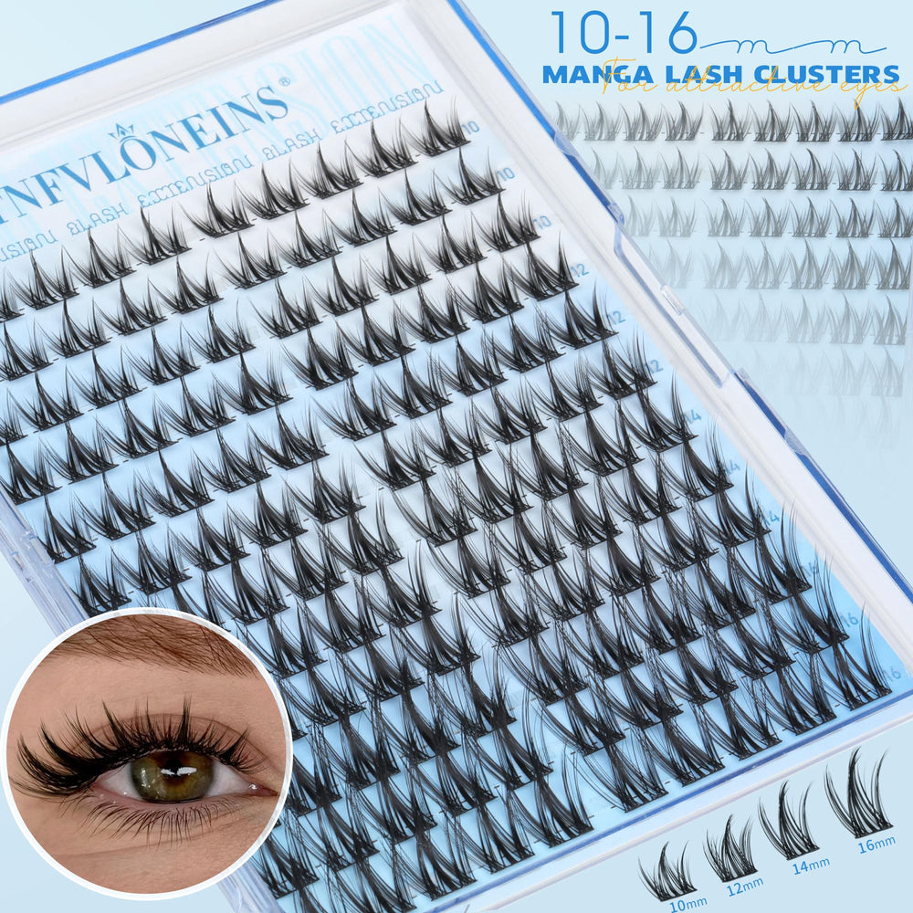TNFVLONEINS extensions cils naturelles avec pointes: regard élégant et léger.