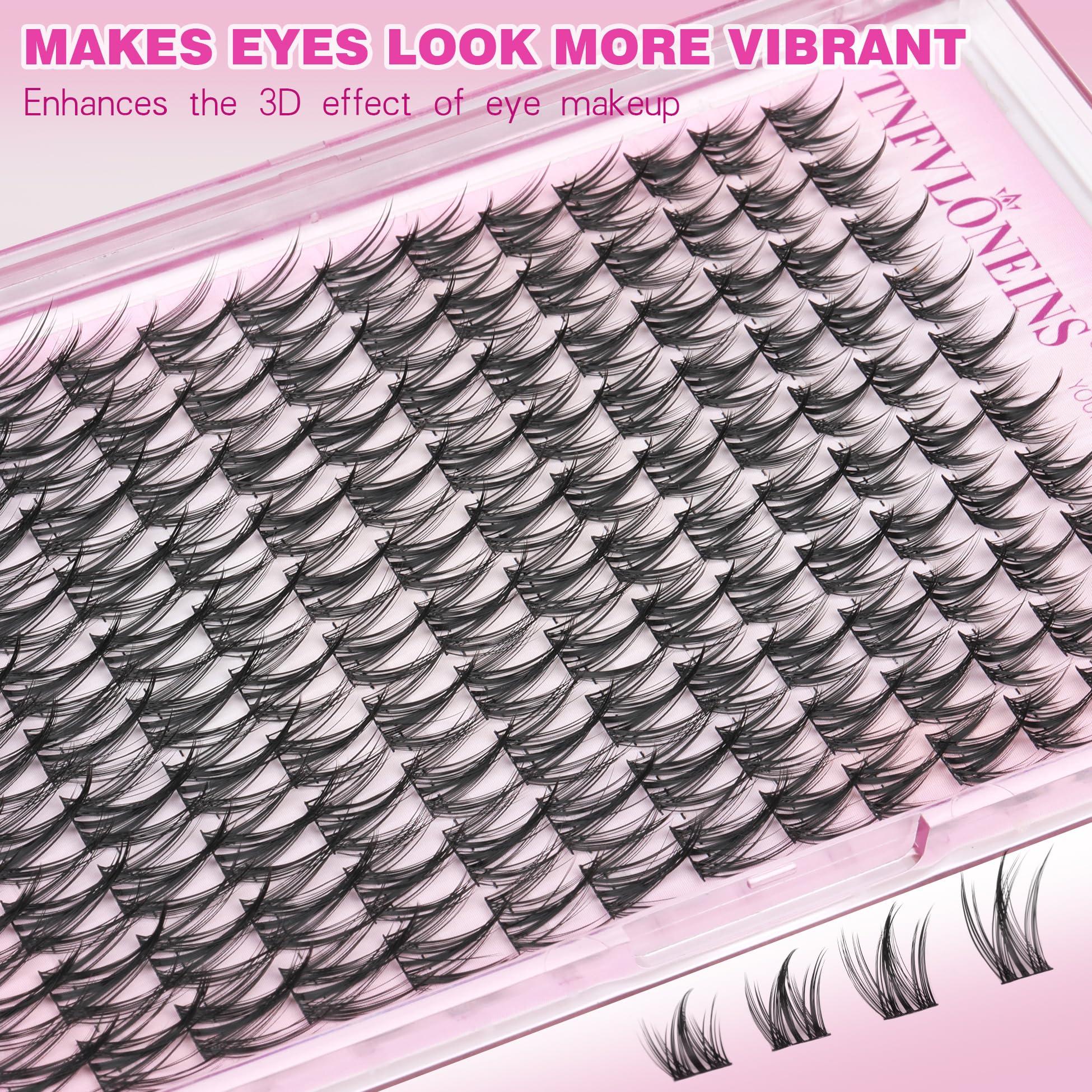 TNFVLONEINS usage quotidien ou occasions spéciales avec ces cils