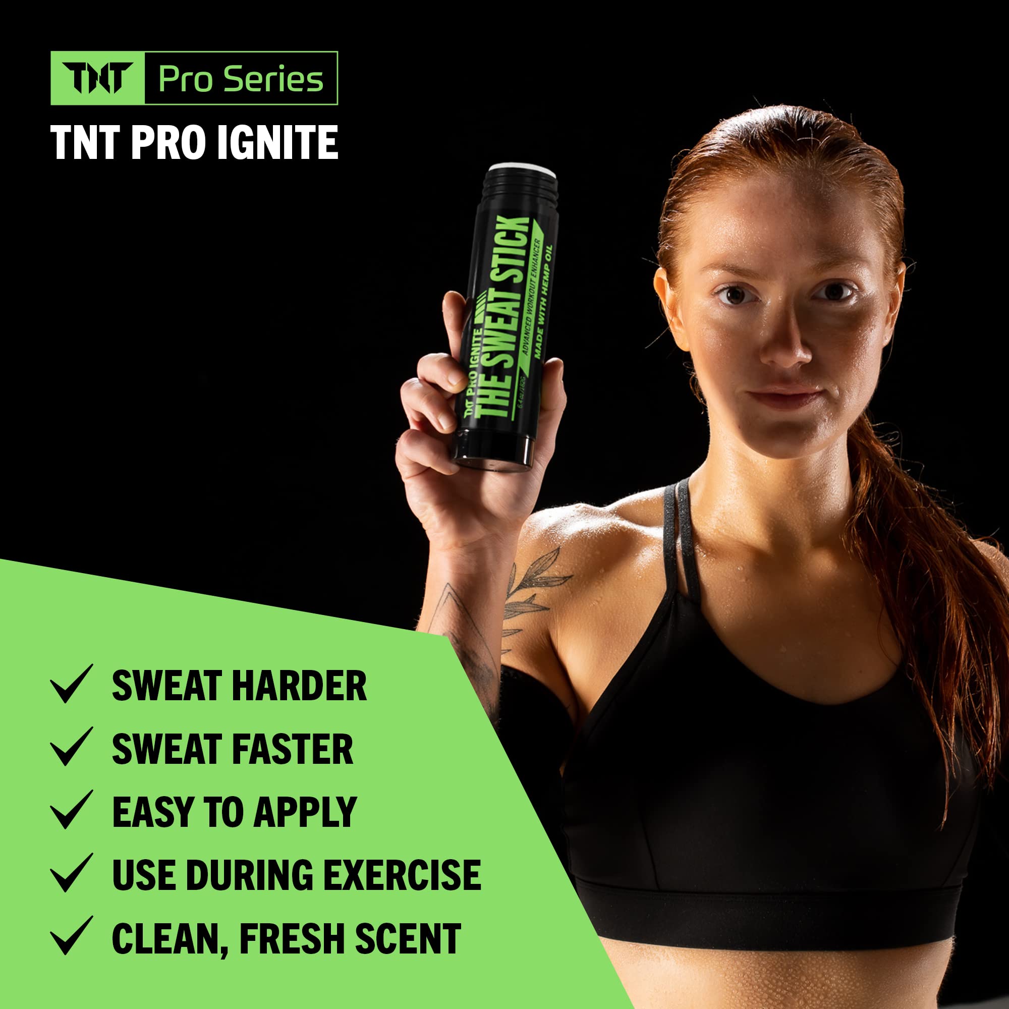 TNT Pro Ignite crème-sueur-utilisation-sport : soutien potentiel durant les séances.
