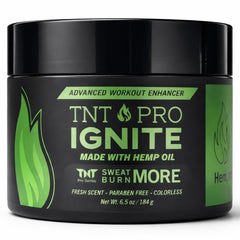 TNT Pro Ignite Sweat Cream, bouteille prête à l’emploi pour pré-entraînement chauffant et activation musculaire