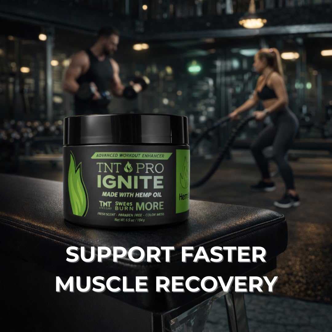 TNT Pro Ignite Sweat Cream, utilisation en salle de sport et en déplacement